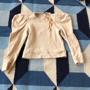 Ulla Johnson cream sweatshirt size medium